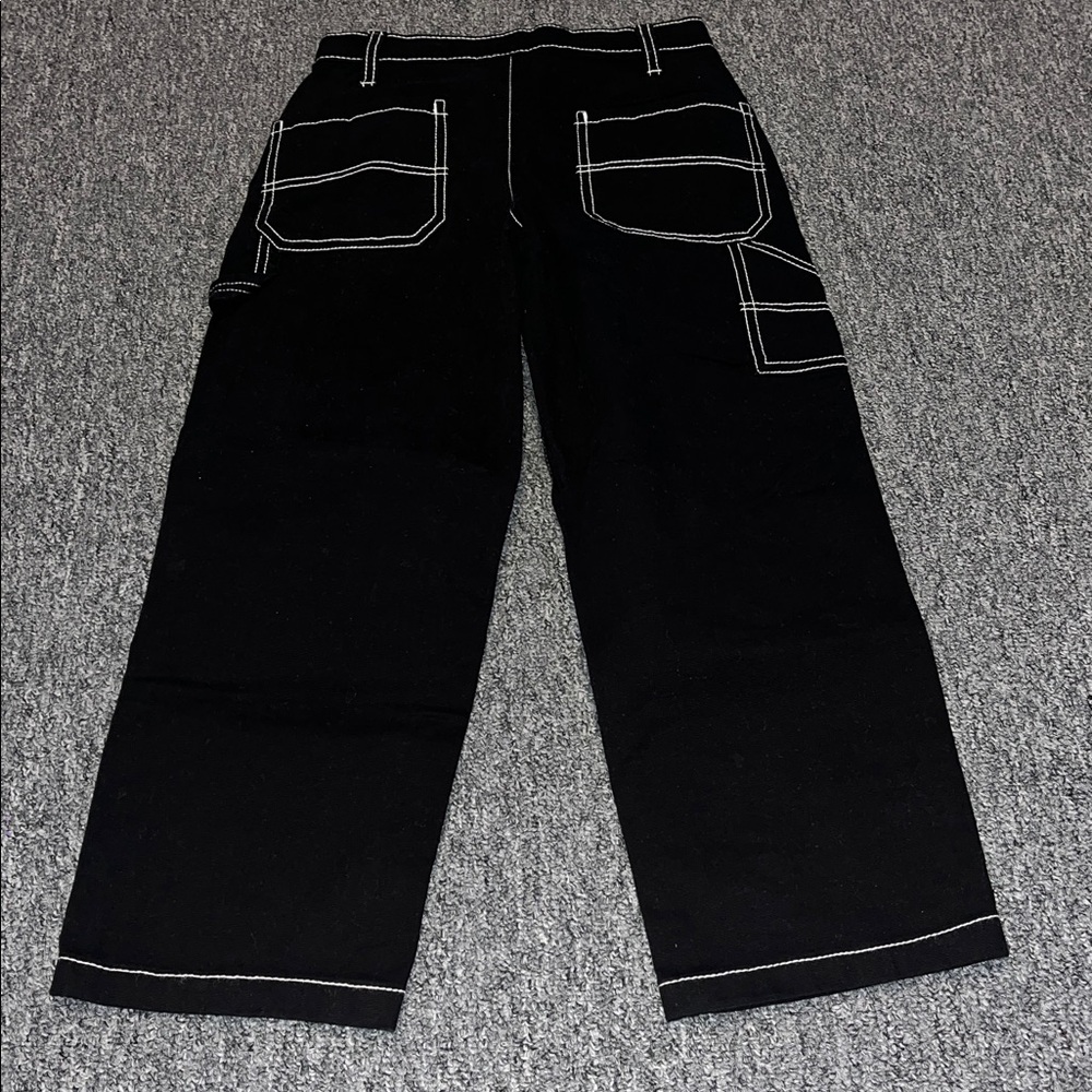 Old Navy Girls High-Waisted Carpenter Pants - Picture 5 of 6